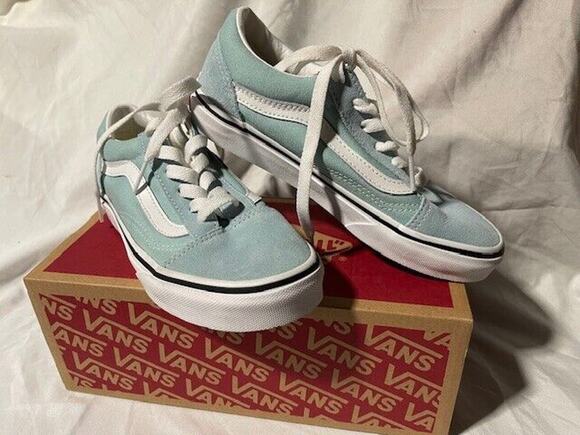 Vans Other - VANS Youth Skater Shoes Sneakers Youth Kids 2 Old Skool Skateboard Athletic NEW